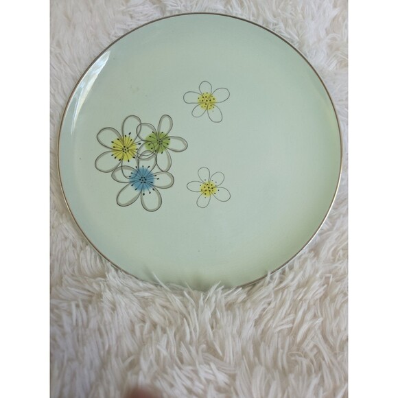 Nobility Other - Nobility Permaware Mist 10 Inch Dinner Plate 1950 MCM Atomic Daisy Replacement
